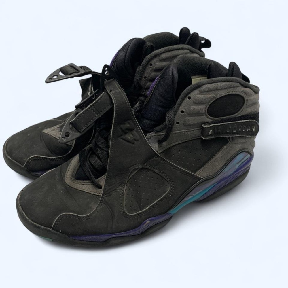 Air Jordan 8 Retro Aqua Black Sz 9